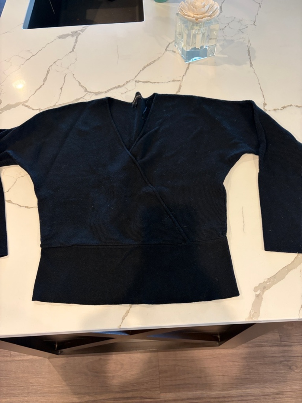 Banana Republic Black V-Neck Sweater